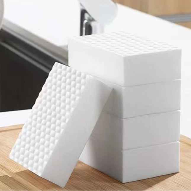 10-50 PEZZI Gomma per lo sporco Spugna magica per la pulizia Spugna multifunzionale Spazzola per attrezzi Riutilizzabile 2 X Plus Forza per Cucina Bagno