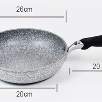 Frying 28/26/24/20cm Wok non-stick cauldron induction cooker cookware Pancake egg Gas cooker home