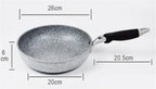 Frittura 28/26/24/20cm Wok padella antiaderente calderone fornello a induzione pentole Pancake uovo fornello a Gas casa