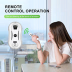 PuRuiKai AI Roboter-Fensterreiniger Intelligenter, streifenfreier Automatik-Reiniger für Fenster/Fliesen/Glastüren Selbstreinigend Extrem leise