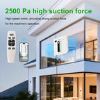 PuRuiKai Elektrischer Automatischer Fensterputzroboter, mit APP-/Fernbedienung, mit Sprachansage und automatischem beidseitigem Spray