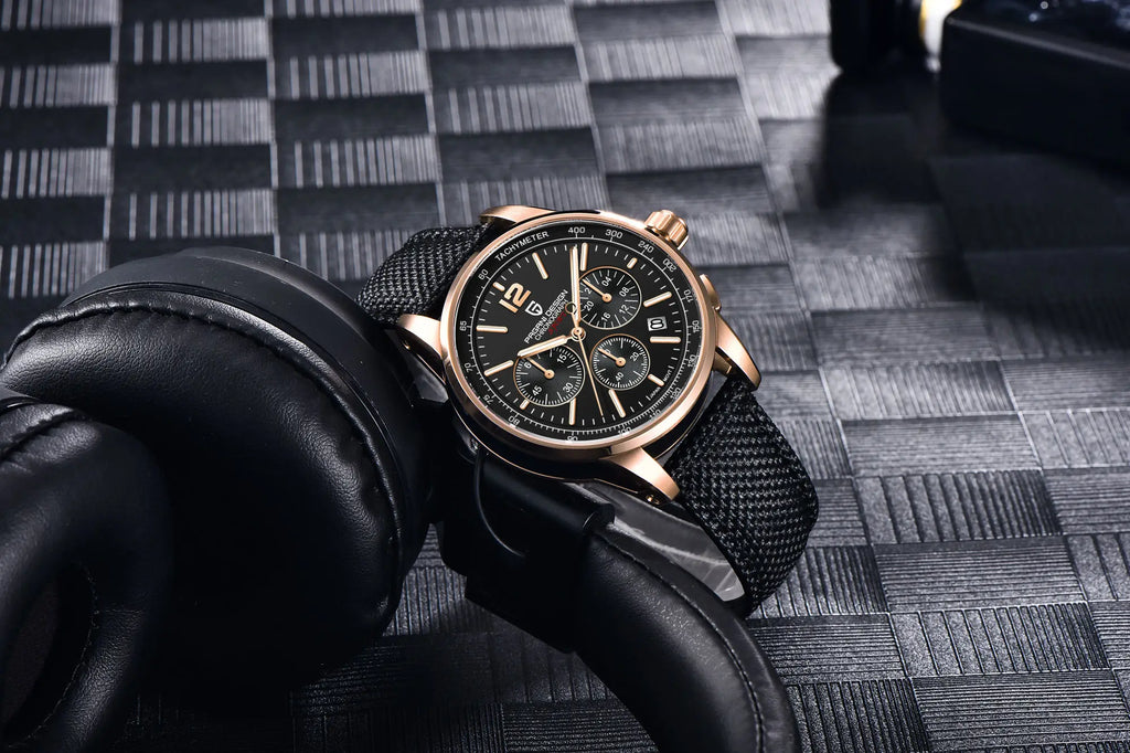 PAGANI DESIGN Orologio da Polso Uomo Quarzo VK63 41mm Vetro Zaffiro 10 Bar