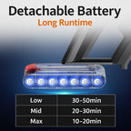 MPQU 550W Akku-Stielstaubsauger Handstaubsauger 50kPa Starke Saugkraft Abnehmbarer Akku Touchscreen HEPA-Filter Elektrischer Besen Schneller Versand aus Polen