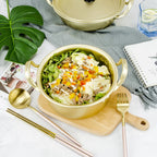 Koreanischer Ramen-Topf Nudeln Paomian Verdickter gelber Aluminiumtopf Suppentopf Hot Pot Goldene Küche Kochgeschirr Wok