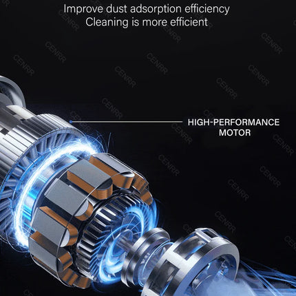 CENRR 2026 Aspirapolvere per Auto Mini 998000PA Senza Fili Potente per Casa Ventilatore Portatile Pulitore per Auto Aspirapolvere per Auto Portatile