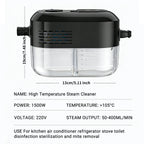 Podofo 220V Hochdruck-Dampfreiniger Klimaanlagen-Reinigungsmaschine Tragbarer Dampfhaubenreiniger Haushalts-Autoglasreiniger