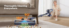 Laresar V11 650W 75000PA Ultra-robuster Akku-Staubsauger, 90 Minuten Laufzeit, herausnehmbarer Akku und intelligentes Display