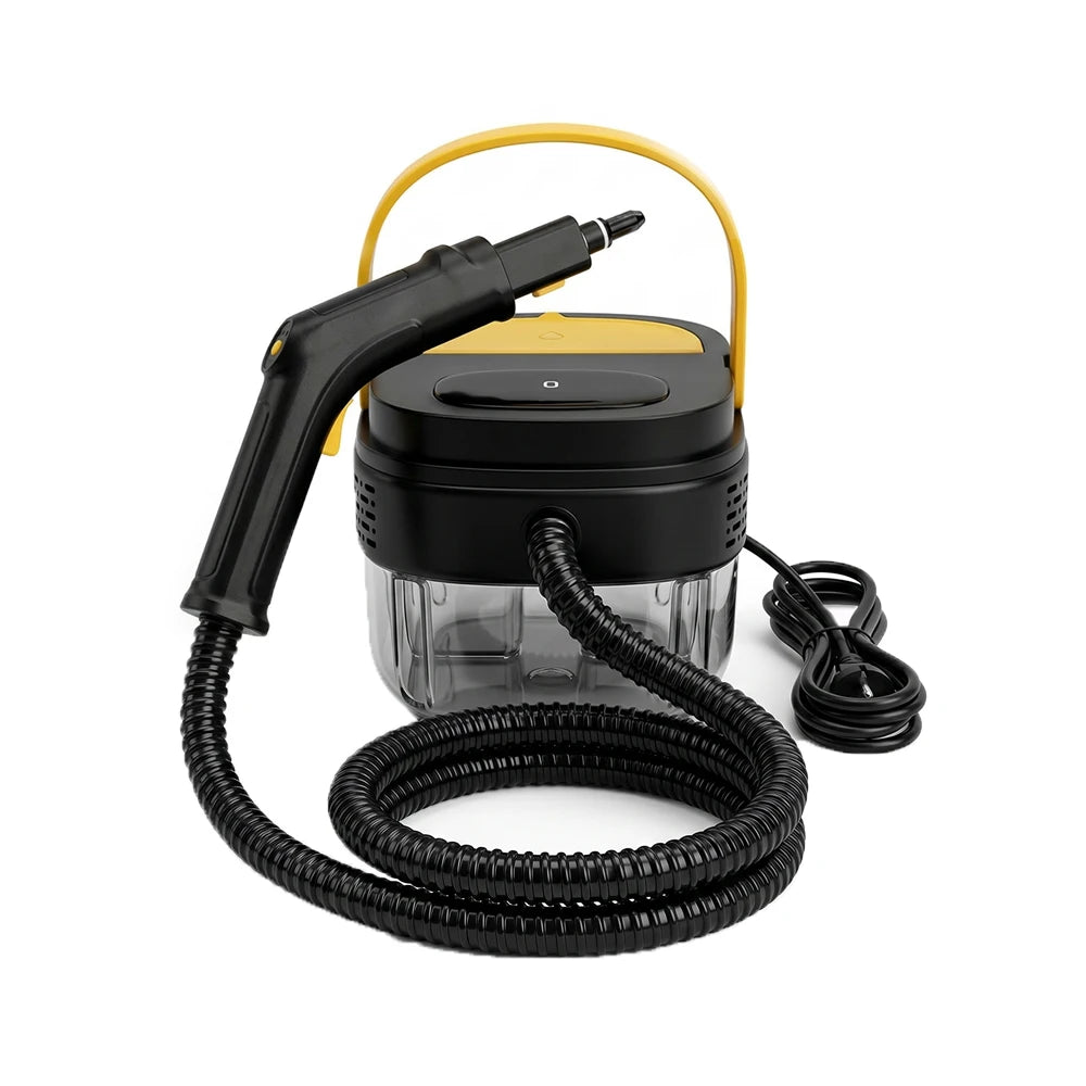 Podofo 2500W Handdampfreiniger, Klimaanlagenreinigungsmaschine mit 1,6L Tank, Hochdruck-Dampfreiniger, schnelle Aufheizung in 15s, 45 Minuten Dauerdampf, p