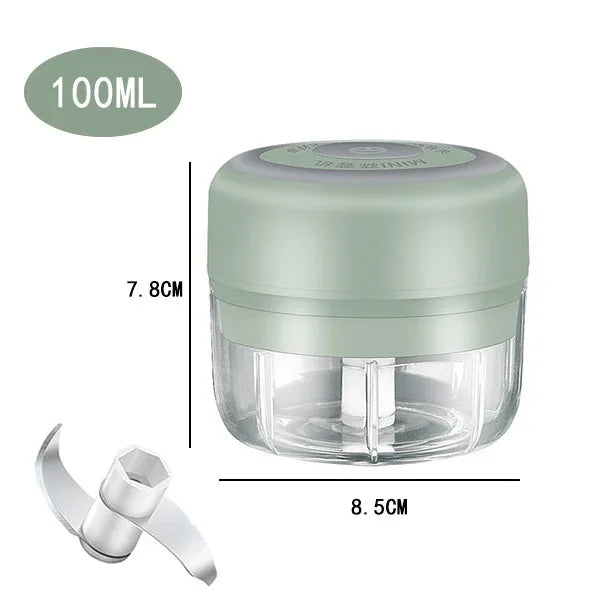 100ML/250ML Elettrico Tritacarne Aglio Chopper Ruota Aglio Presse Frantoio Verdura Cipolla Cutter Cucina Accessori Da Cucina