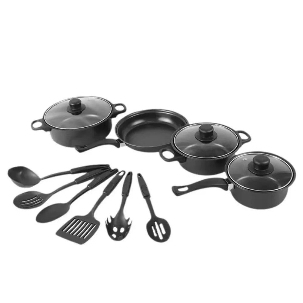 13 pezzi durevoli set di pentole antiaderenti Maifanstone multifunzionale zuppa di latte pentola utensile da cucina padella per uso domestico