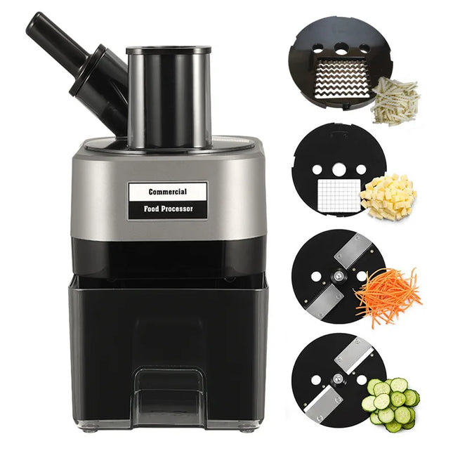 4-in-1 electric vegetable chopper, automatic food processor, small cooking appliance, heavy-duty meat grinder for home use