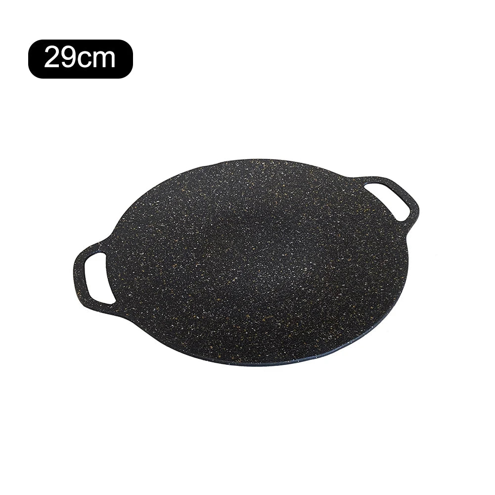 Backformen antihaftbeschichtete Pfannen zum Braten Pfanne runder Induktionsherd für Outdoor-Camping Küche Backutensilien Haushaltswerkzeuge