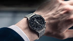 PAGANI DESIGN Orologio da Polso al Quarzo con Vetro Zaffiro, Cronografo Sportivo Impermeabile 10 Bar, Acciaio Inossidabile 316L