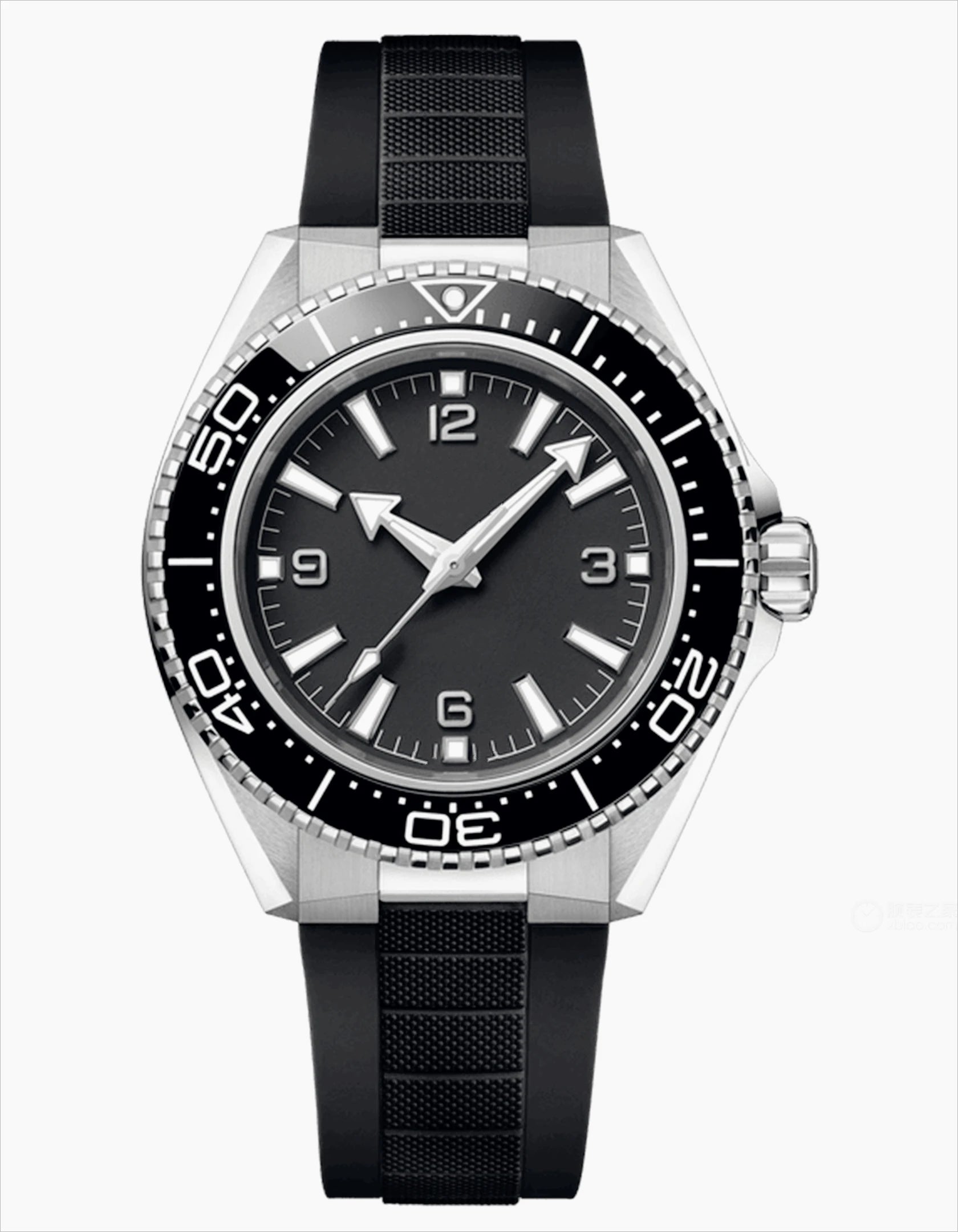 Luxuriöse mechanische Automatikuhr für Herren, Taucheruhr, 2026, 600m, Edelstahl, schwarzes und orangefarbenes Kautschukarmband, Keramik, 42mm Business-Armbanduhr