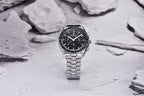 PAGANI DESIGN Orologio da Polso Uomo Luna Quarzo Cronografo Acciaio Inox Nero
