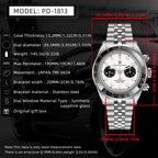 Nuovo Orologio da Uomo PAGANI DESIGN BB Panda 2026, Orologio al Quarzo di Lusso Retrò, Cronografo Sportivo da Polso, Impermeabile 100M, Luminoso