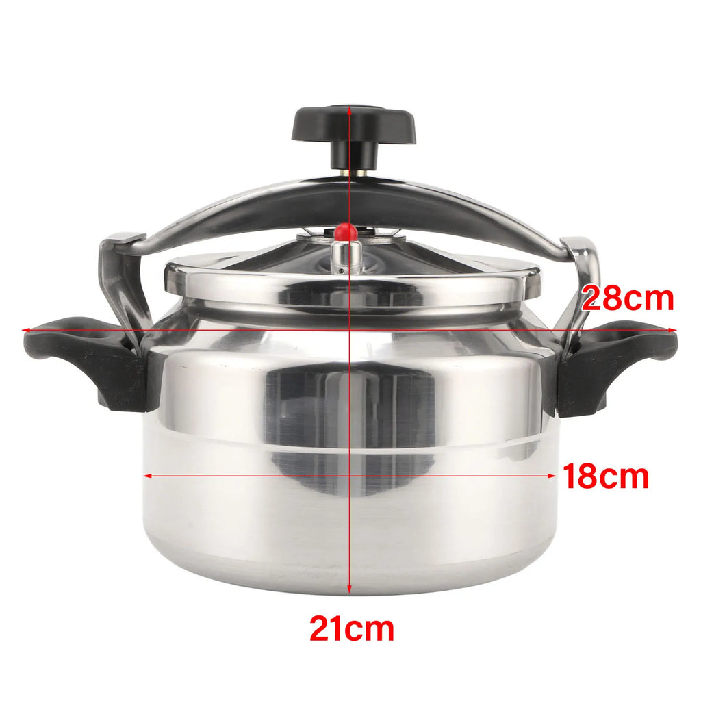 Haushaltsschnellkochtopf Aluminiumlegierung Schnellkochtopf explosionssicherer Schnellkochtopf mit großer Kapazität für Gasherd