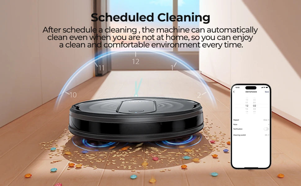 Robot-Staubsauger und Wischroboter Airzeen R7 3-in-1, 4000Pa Saugkraft, Smart App/Alexa Steuerung, Automatische Aufladung für Tierhaare und Böden