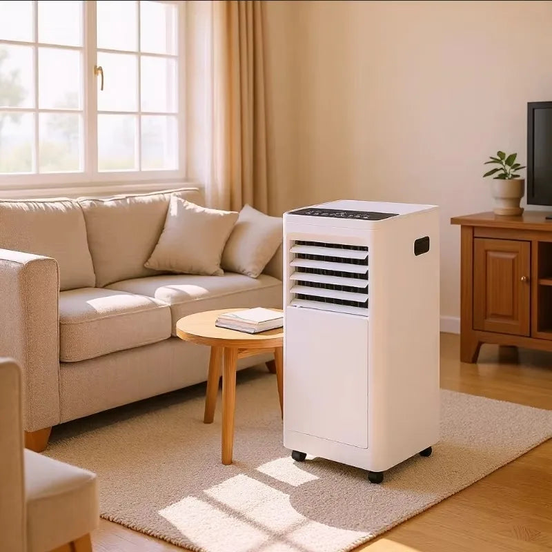 Condizionatore d'Aria Portatile Elettrico da 5000 Btu R410A a Risparmio Energetico per Casa e Ufficio