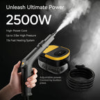 Podofo 2500W Handdampfreiniger, Klimaanlagenreinigungsmaschine mit 1,6L Tank, Hochdruck-Dampfreiniger, schnelle Aufheizung in 15s, 45 Minuten Dauerdampf, p
