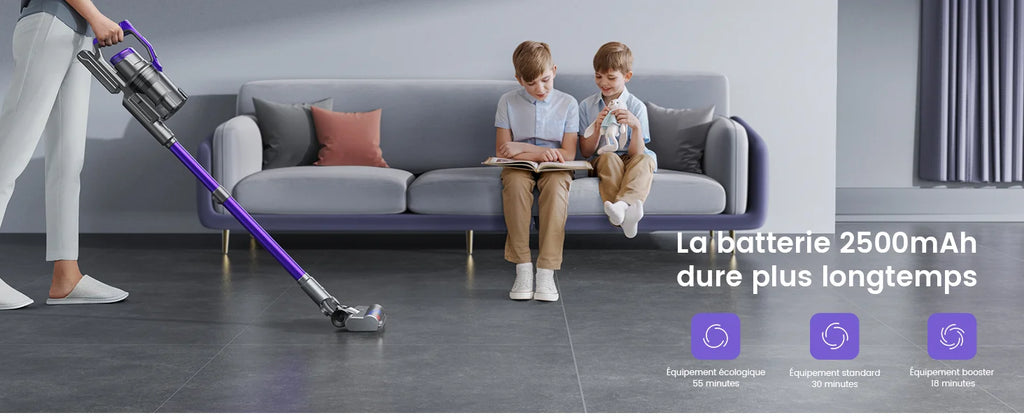 Honiture S14 Akku-Staubsauger 450W 38000PA herausnehmbarer Akku kabellos tragbar Smart Home Gerät 50 Minuten