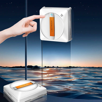 Liectroux YW710 Window Cleaning Robot, Dual Water Spray, Smart Memory, Powerful Vacuum Suction, Laser Sensor, Home Window Cleaning Robot, APP Control
