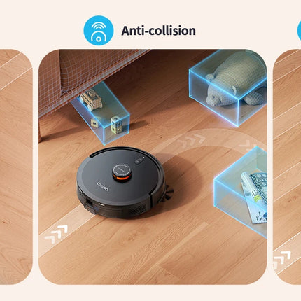 Laresar L20 Robot Vacuum Cleaner with 5000Pa Suction, LDS Navigation, Auto-Empty Station, Smart APP Control for Floors and Carpets