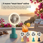 Retro Mini-Handventilator, wiederaufladbar über USB, 3 Windgeschwindigkeiten, batteriebetrieben, Tischventilator, geeignet für Zuhause, Büro, Schlafzimmer, Reisen und Outdoor.