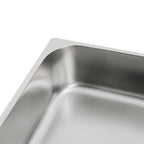 4 pentole da tavolo con coperchi, scaldavivande per buffet, contenitore per alimenti in acciaio inossidabile per uso commerciale e domestico