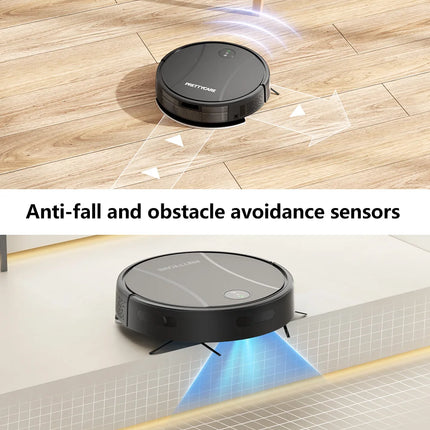 PrettyCare C2 Robot Aspirapolvere e Lavapavimenti, Aspirazione 4000Pa, Robot Aspirapolvere con Auto Carpet Boost, Alexa/WiFi/App