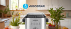 Aigostar Fries 30IZD 1.5L Friggitrice Compatta in Acciaio Inossidabile 1000W con Finestra di Visualizzazione e Controllo Temperatura