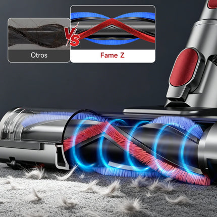 Tdyon 750W 85000PA Aspirapolvere Senza Fili, Potenza di Aspirazione Ultra-Elevata, 80 Minuti di Autonomia, Aspirapolvere Portatile con Batteria Rimovibile