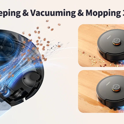 Laresar L20 Robot Vacuum Cleaner with 5000Pa Suction, LDS Navigation, Auto-Empty Station, Smart APP Control for Floors and Carpets