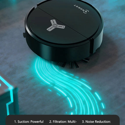 Lenovo Robot Aspirapolvere Intelligente 3 in 1, Aspiratore Robotico 4000Pa per Tappeti e Pavimenti Duri, Elettrodomestico per la Pulizia della Casa