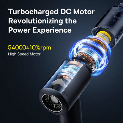 Baseus Car Vacuum Cleaner Cordless Car Air Blower Gun Powerful Handheld Auto Cleaning Appliance Wireless Vehicle Cleaner