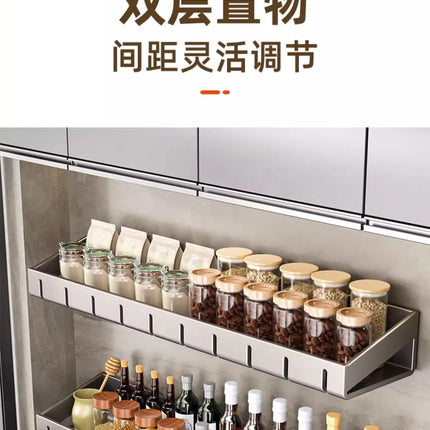 Condizionatori da cucina a parete Scaffale per spezie Scaffale per organizer Scaffale per cucina Organizzatori per scaffali da parete Gancio per appendere per la cucina