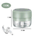 250/100ML Elektrischer Küchenzerkleinerer Mini USB Lebensmittelzerkleinerer Tragbarer Fleischwolf Gemüsezerkleinerer für den Heimgebrauch in der Küche