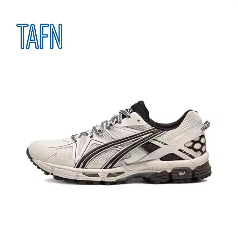 Retro-Sportschuhe mit segmentierter, rutschfester Sohle, geeignet für Jogging, Outdoor-Aktivitäten, Freizeit und Fitness für Erwachsene.