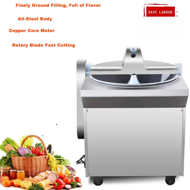 Electric Multifunction Bowl Chopper for Vegetables, Ideal for Steamed Bun Shops, for Chopping Radishes and Eggplants (Customizable)