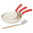 DONNOR 13-teiliges Topf- und Pfannenset, Kochgeschirr-Set, Induktionskochgeschirr-Set, Induktions-Töpfe und -Pfannen-Set, ofenfest JT448