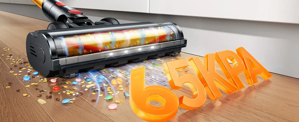 BUTURE VC90 600W 65KPA Saugkraft kabelloser Handstaubsauger Intelligentes Haushaltsgerät Herausnehmbarer Akku Milbenentfernungsbürste