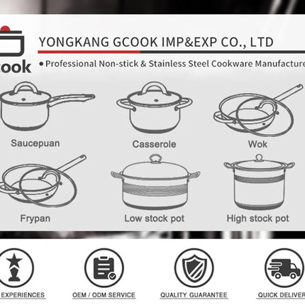 21 Pieces Nonstick Granite Cookware Set Die Cast Aluminum Pots and Pans Wholesale Kitchen Healthy Colorful