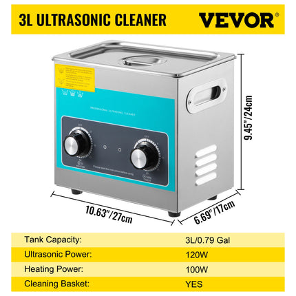 SucceBuy 3L 6L 10L 15L 22L 30L Pulitore a ultrasuoni Elettrico Lavatrice Portatile Lavastoviglie a Ultrasuoni Elettrodomestico per Casa e Ufficio