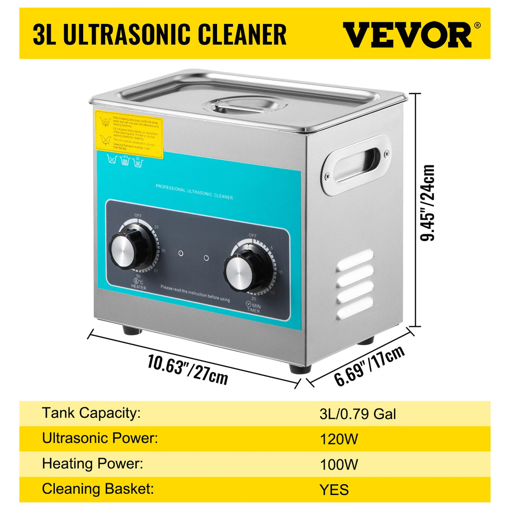 SucceBuy 3L 6L 10L 15L 22L 30L Ultraschallreiniger Elektrisch Tragbar Waschmaschine Geschirrspüler Ultraschall Zuhause Büro Haushaltsgerät