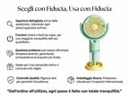 Ventilatore portatile a spruzzo, potente mini ventilatore da tavolo USB, flusso d'aria a 3 velocità, perfetto per casa, ufficio, camera da letto e viaggi all'aperto.