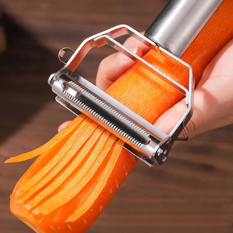 1 pz pelapatate in acciaio inox pelapatate grattugia carota affettatrice multifunzione cucina pelapatate frutta e verdura strumenti