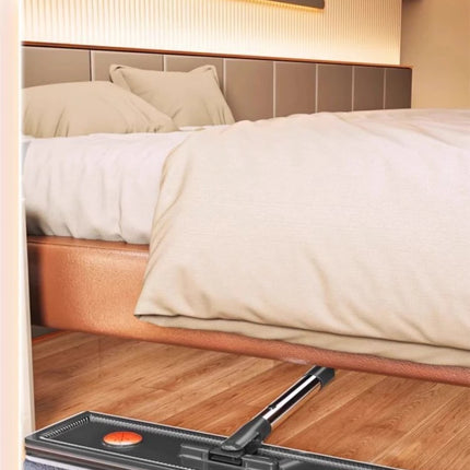 Set Mocio Piatto Mani Libere JOYBOS 40cm con Secchio, Lavapavimenti Rotante, Microfibra Lavabile per Bagno, Toilette e Casa