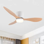 Ventilatore da Soffitto IRALAN con Luce, Motore DC Silenzioso a Risparmio Energetico, 3 Colori Variabili, 6 Velocità Regolabili, per Camera da Letto e Soggiorno