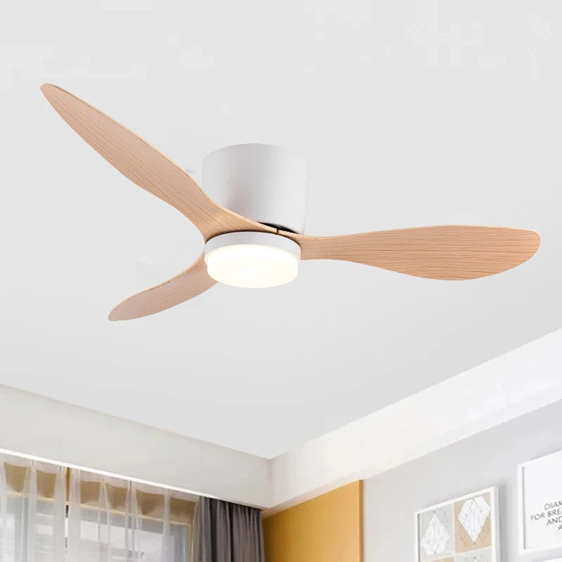 Ventilatore da Soffitto IRALAN con Luce, Motore DC Silenzioso a Risparmio Energetico, 3 Colori Variabili, 6 Velocità Regolabili, per Camera da Letto e Soggiorno