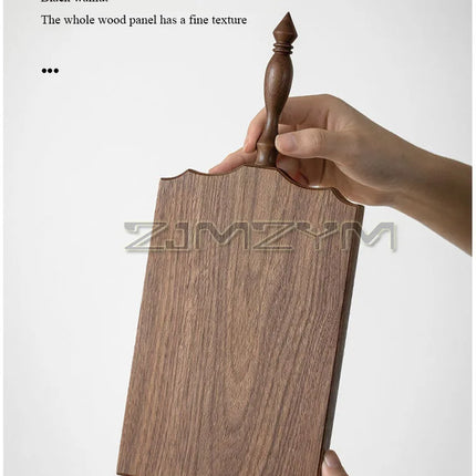 French Vintage Cutting Board Premium Handmade Black Walnut Cutting Board with Natural Texture Durable, Polished, Smooth, No Rough Edges